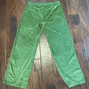 Y2K style BCBG Maxazria green wise leg sweat pants